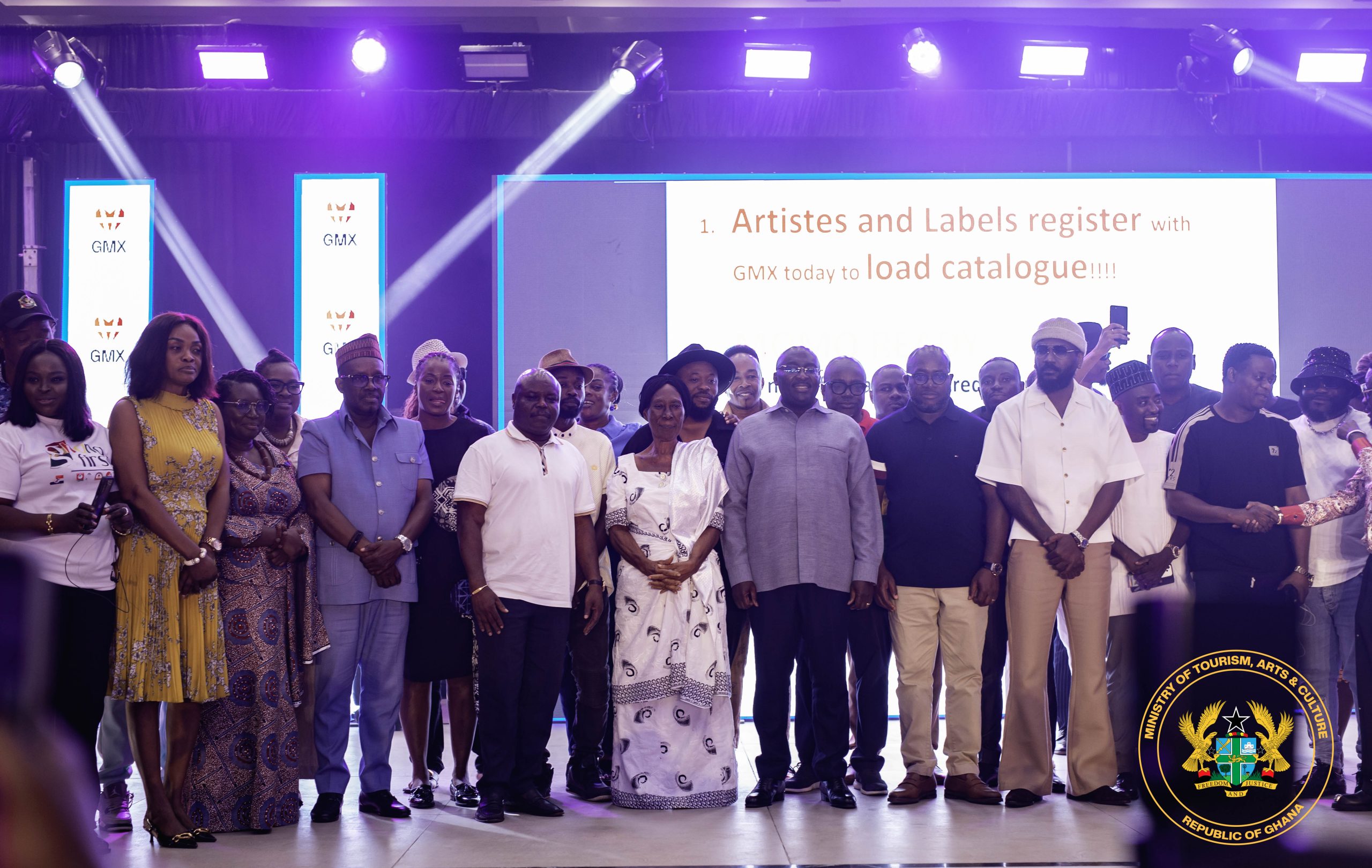 H.E. Dr Bawumia launches the Ghana Music Xperience App