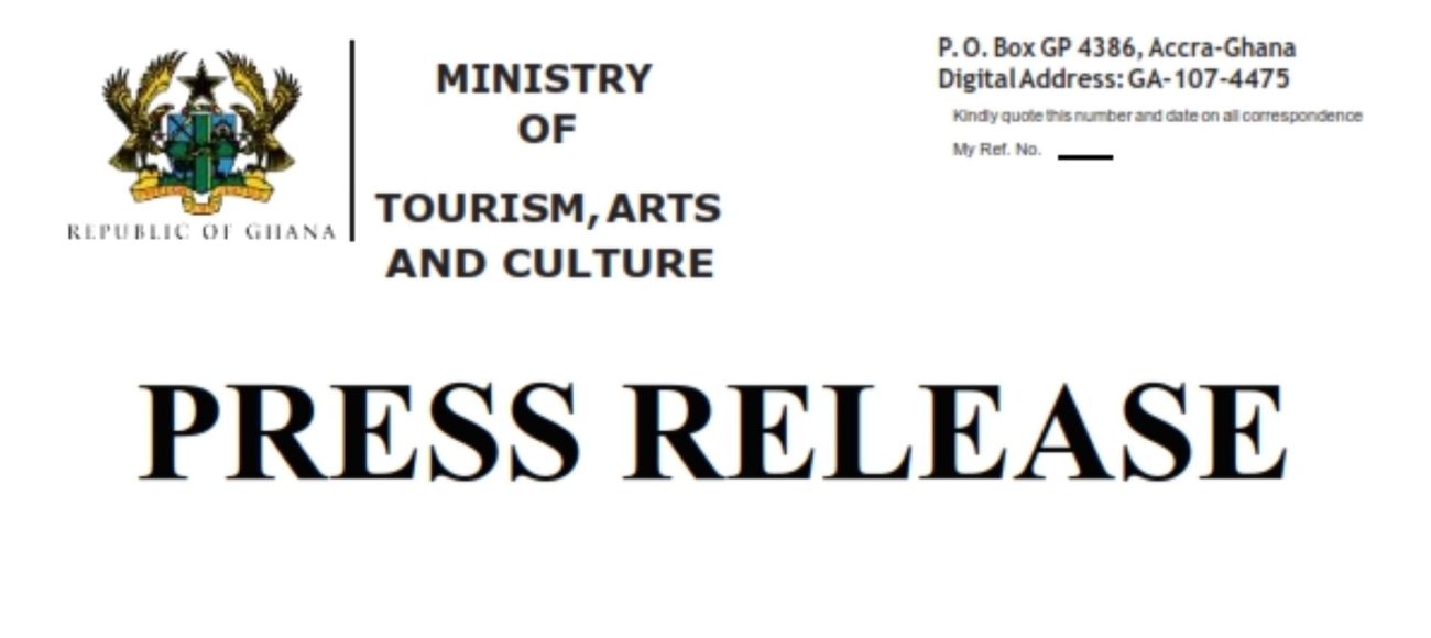 2023 – Ministry Of Tourism, Arts & Culture (MoTAC) Ghana