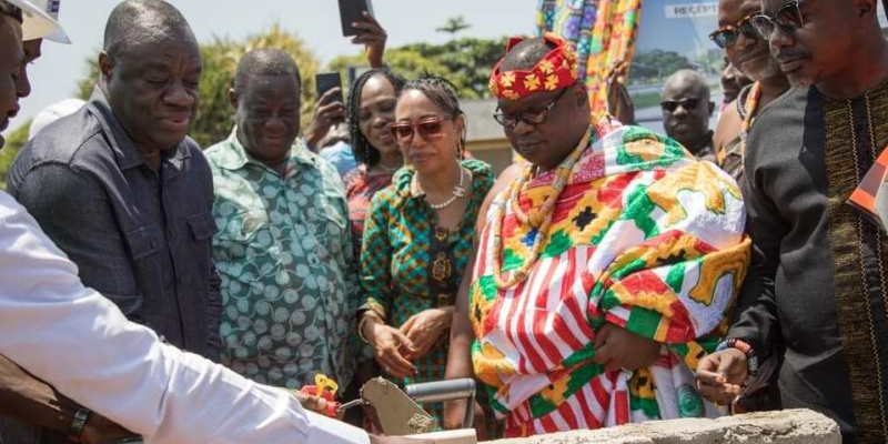 Sod-cutting ceremony for the rehabilitation and modernisation of Kwame ...